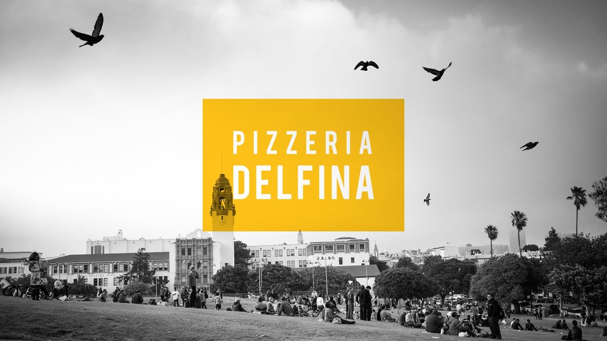 Delfina披薩店品牌形象設計