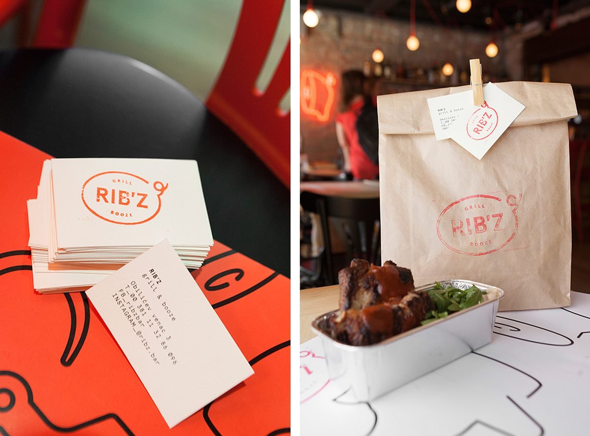 RIB' Z餐飲品牌形象設(shè)計(jì)案例