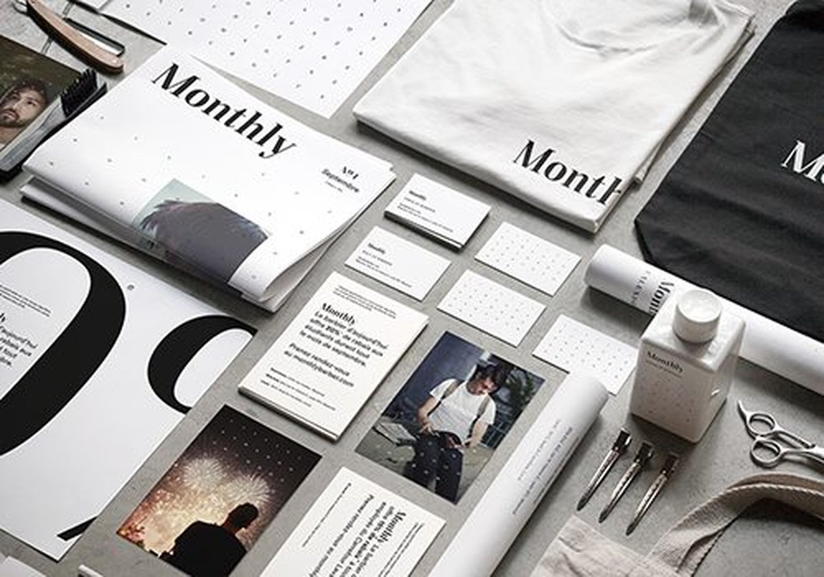 Monthly理發(fā)店品牌形象設(shè)計(jì)