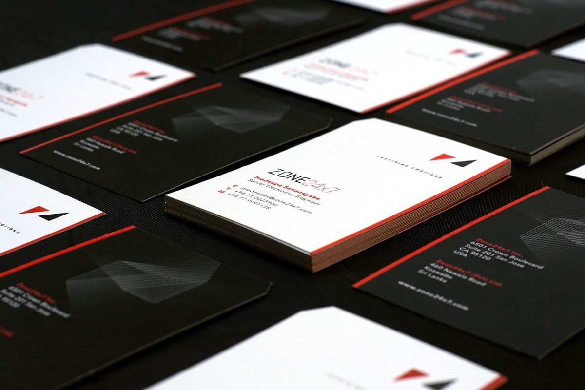 Zone24x7 Inc科技品牌vi設計 單頁設計