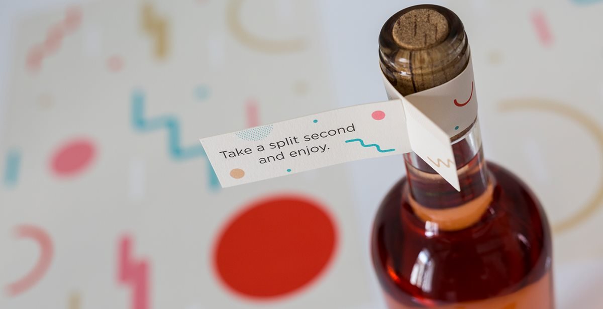 SPLITSPACE公寓VI設計 酒瓶標簽設計