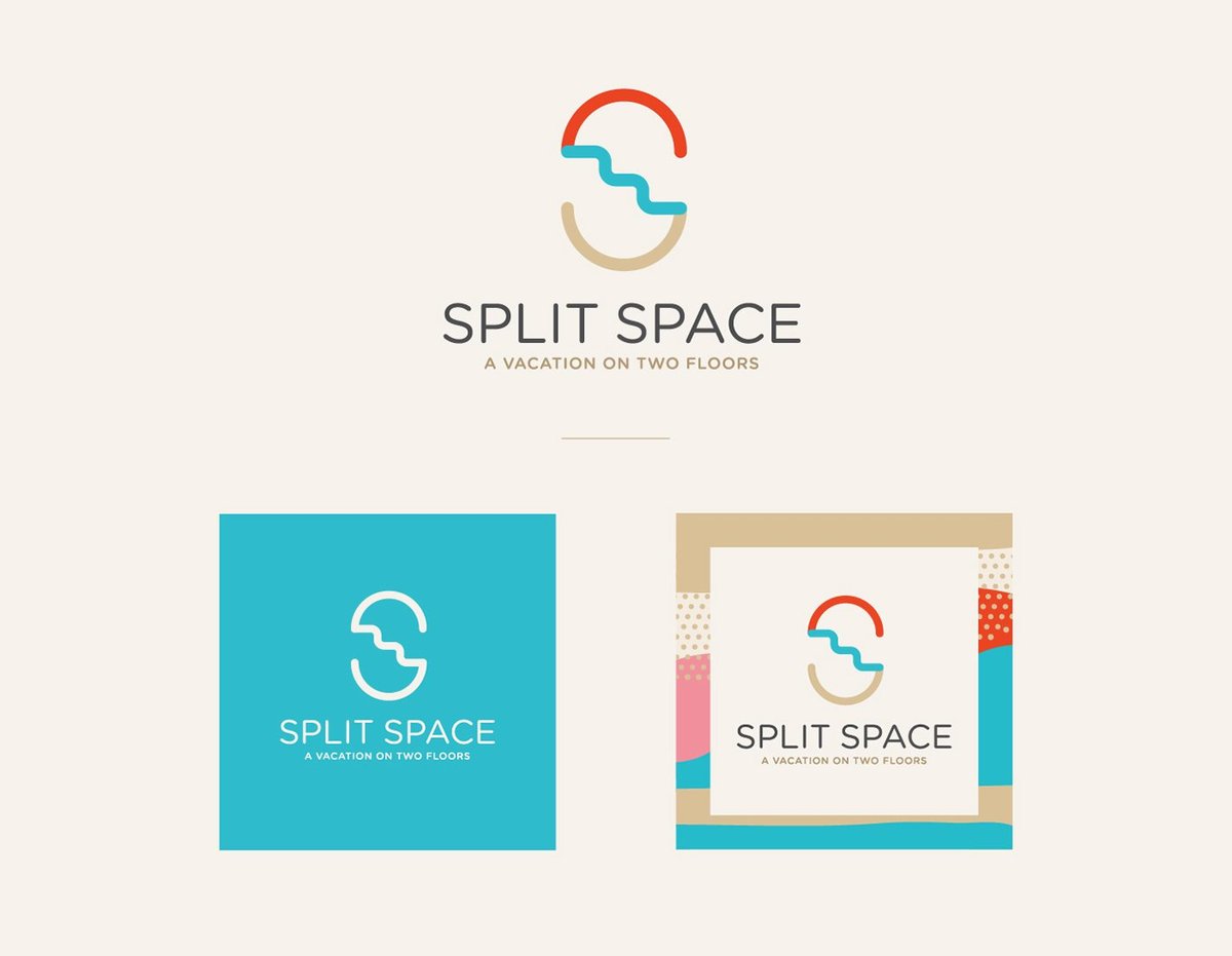 SPLITSPACE公寓VI設計 輔助圖形展示