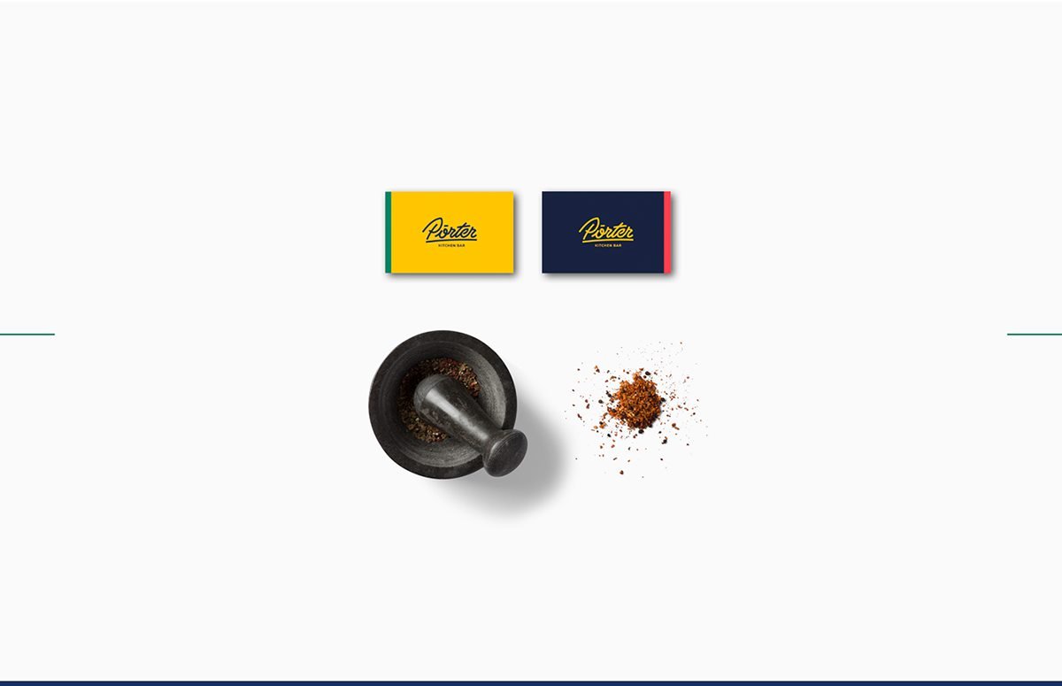 “門衛”餐飲企業VI設計 名片設計