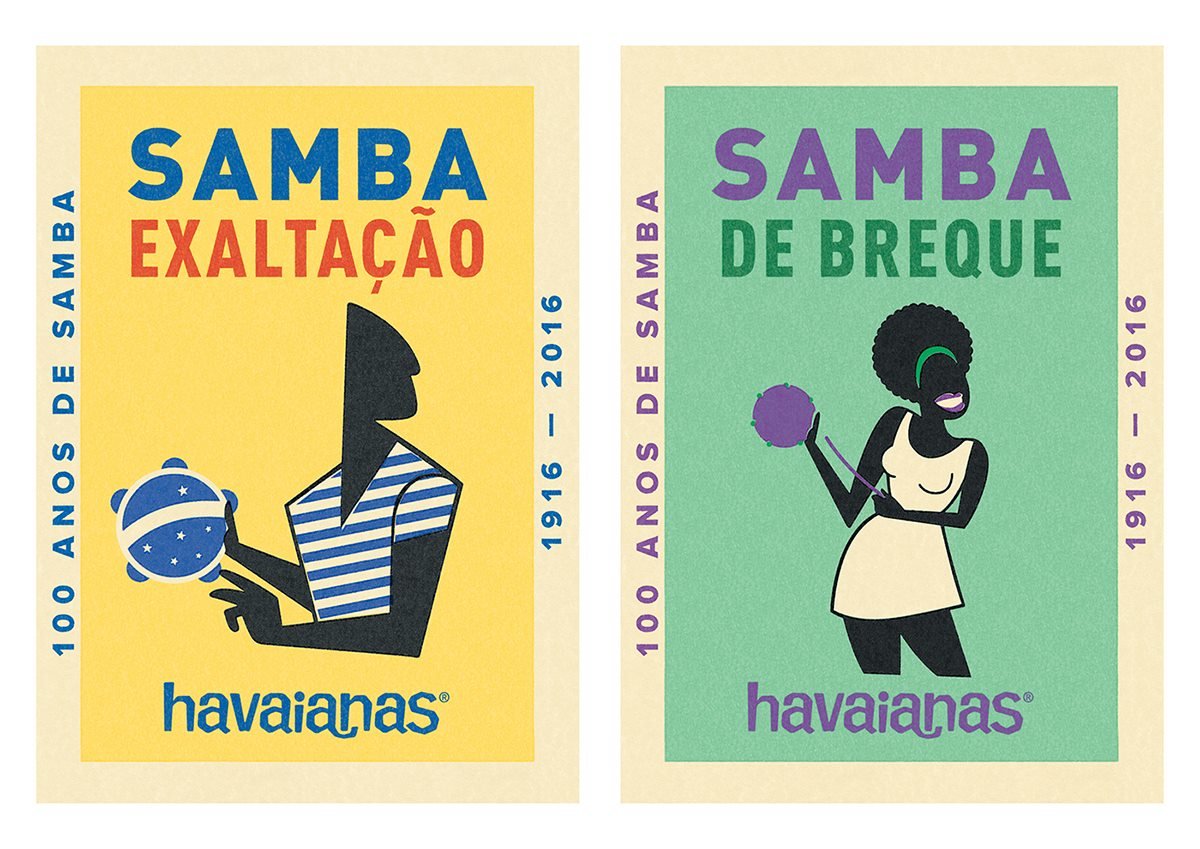 “SAMBA”鞋具VI設計 包裝貼紙設計展示