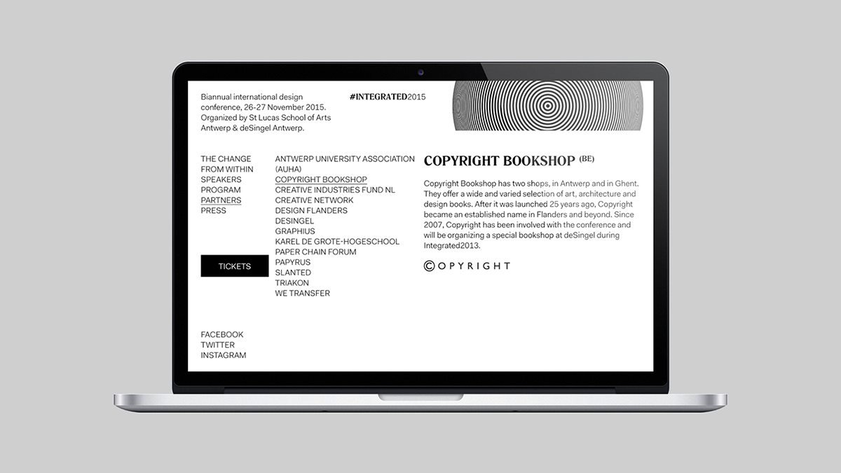 Integrated互聯網2015年度VI設計  網站設計展示