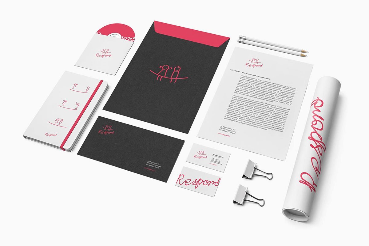 Resyrond兒童服裝VI設(shè)計  信封設(shè)計