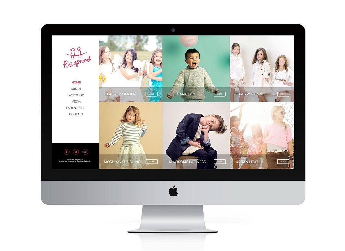 Resyrond兒童服裝VI設(shè)計  網(wǎng)站設(shè)計展示