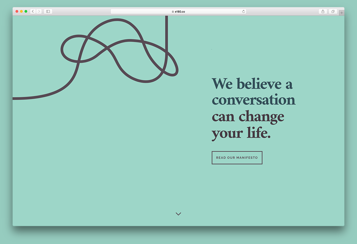 E180互聯網平臺VI形象更新展示  網站設計