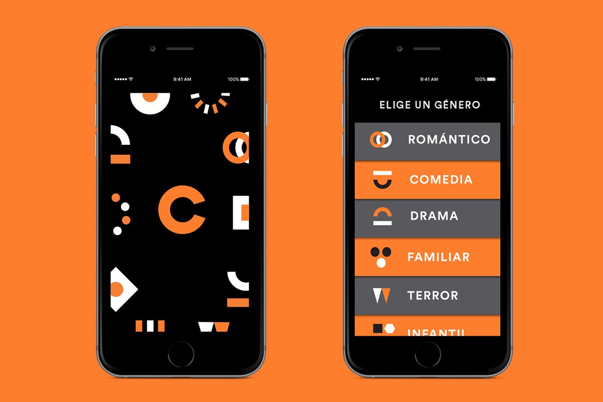 Cinebox影院VI形象設(shè)計展示 手機(jī)APP設(shè)計