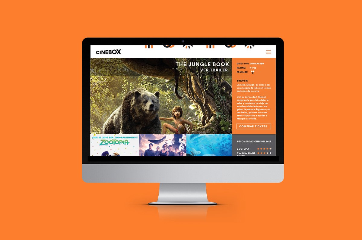 Cinebox影院VI形象設(shè)計展示 網(wǎng)站設(shè)計