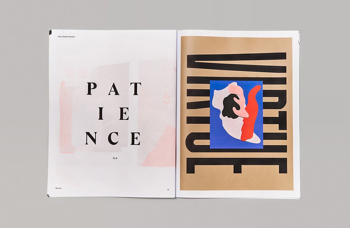 Zenzine畫冊VI形象設計展示  單頁設計