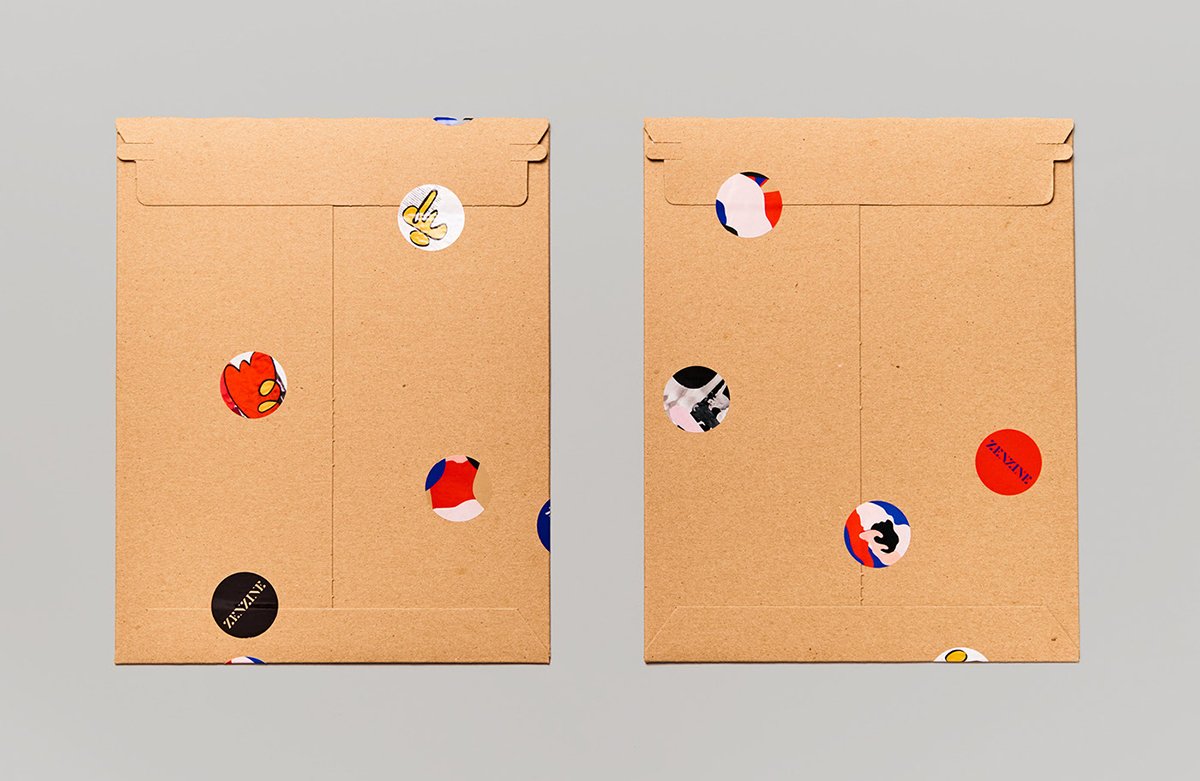 Zenzine畫冊VI形象設計展示  信封設計