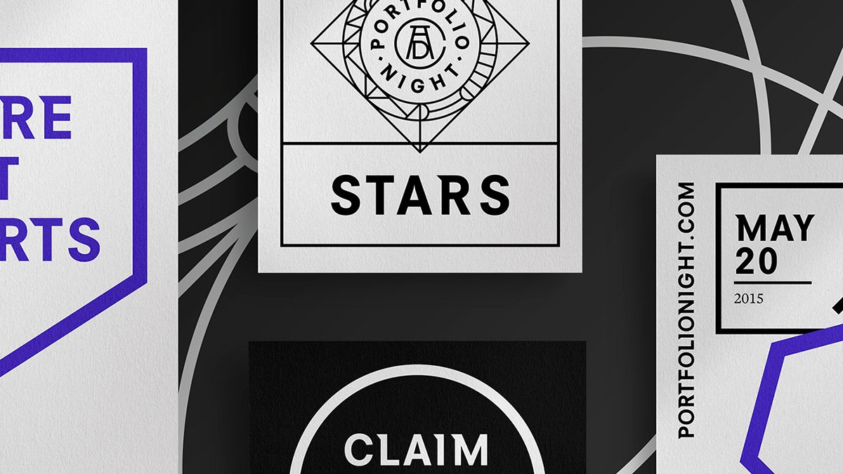 深圳VI設計  組合夜國際組織VI形象  海報設計