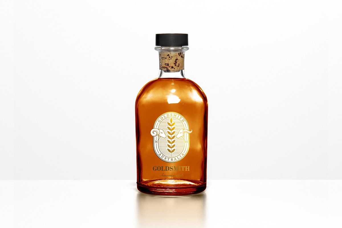 深圳VI設計 深圳VI策劃 Goldsmith肉類品VI形象設計 酒瓶設計