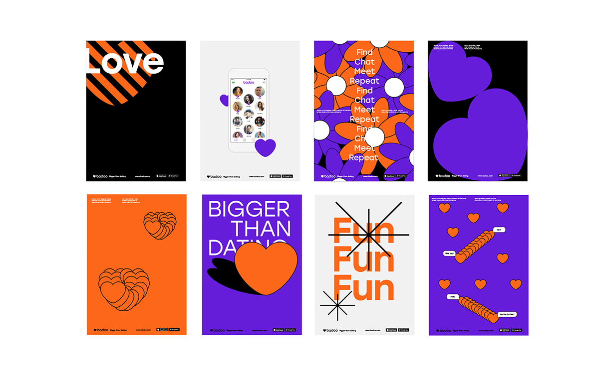 深圳VI設(shè)計(jì)  深圳VI策劃  BADOO“心”科技公司VI形象  單頁(yè)設(shè)計(jì)