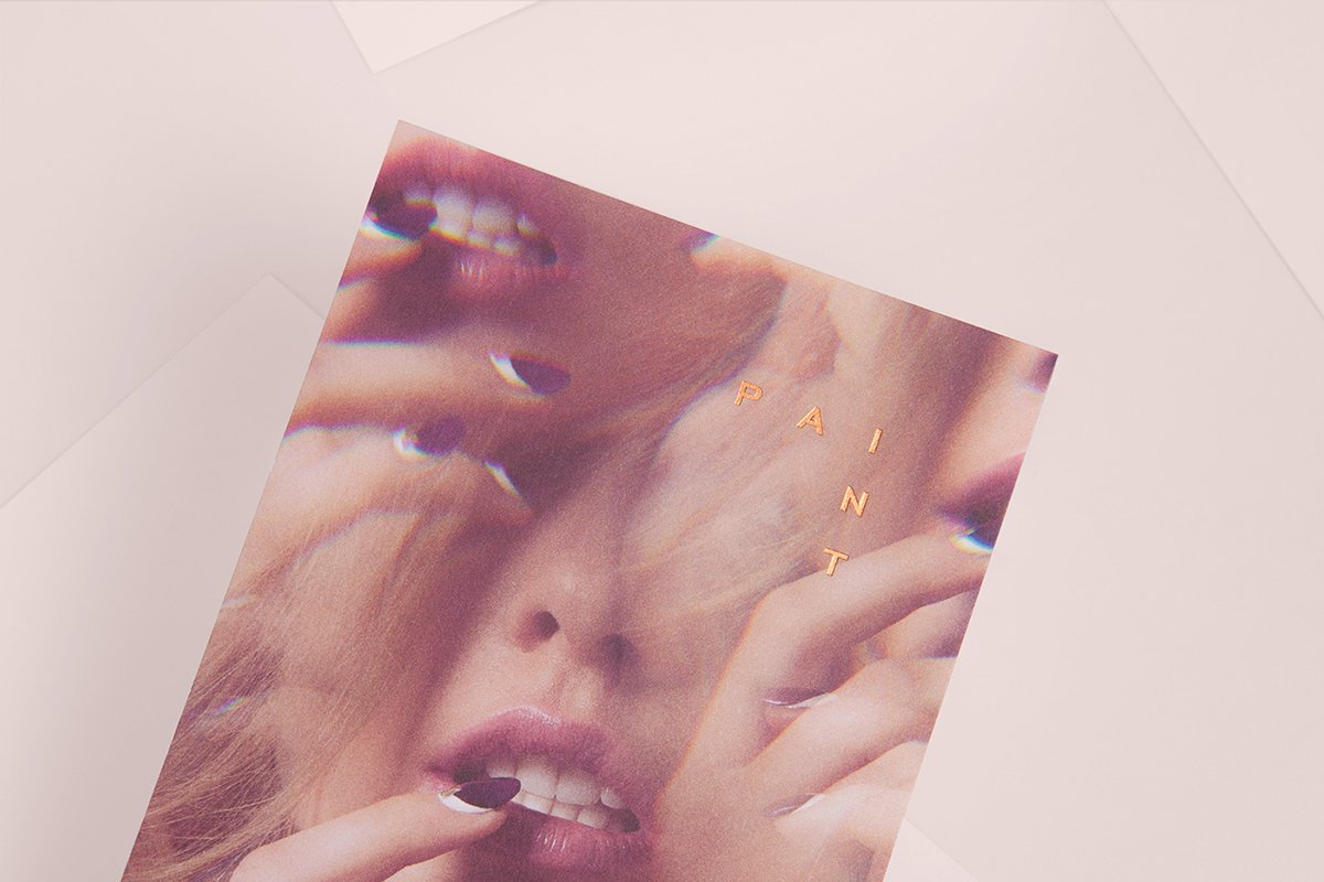 深圳VI設計  深圳VI策劃  "油漆盒"時尚美甲企業(yè)VI設計  單頁設計