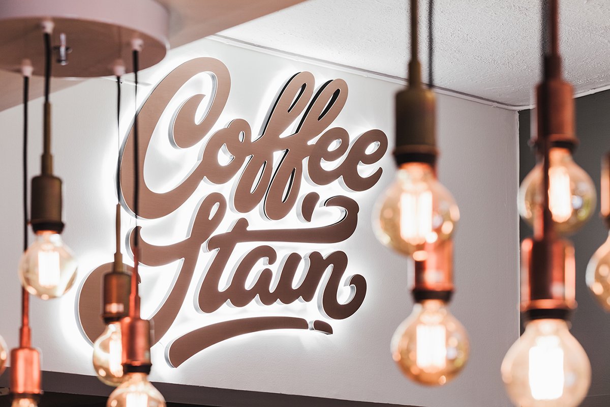 Coffeestain咖啡廳VI形象設(shè)計欣賞