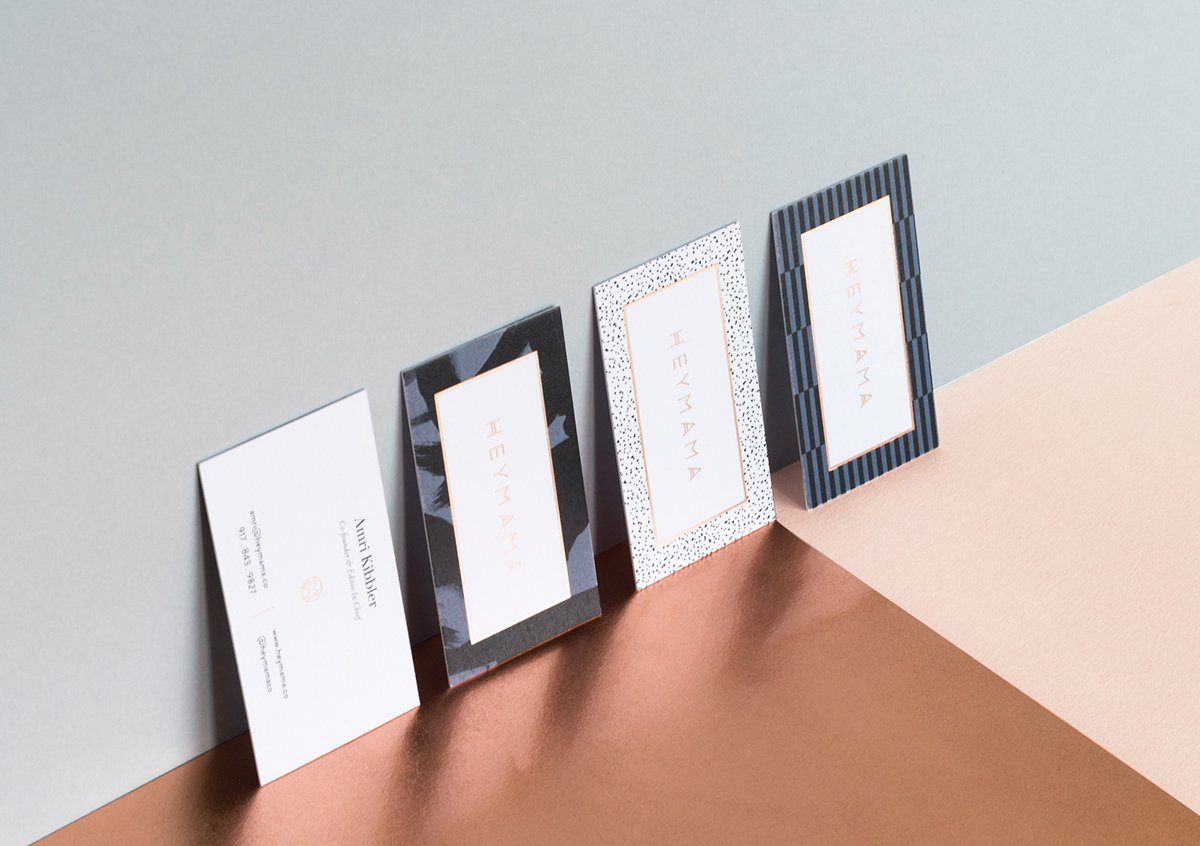 深圳VI設(shè)計(jì)  深圳VI策劃  HEYMAMA精品店VI設(shè)計(jì)形象  名片設(shè)計(jì)