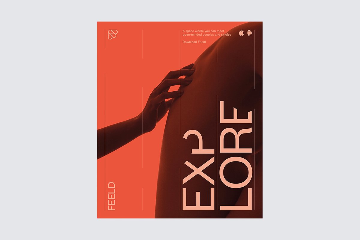 深圳VI設計  深圳VI策劃  Feeld網絡平臺VI設計  海報設計