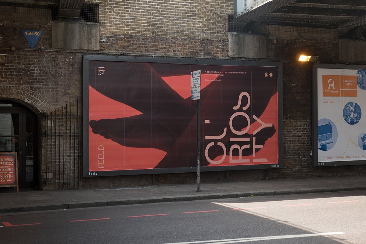 深圳VI設計  深圳VI策劃  Feeld網絡平臺VI設計  燈箱設計