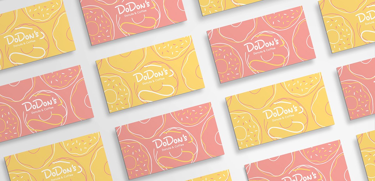 深圳VI設計  深圳VI策劃  DODON'S甜點VI形象設計  名片設計