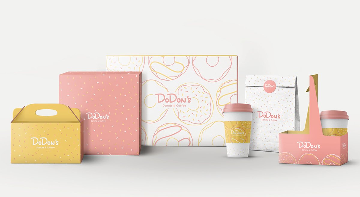 深圳VI設計  深圳VI策劃  DODON'S甜點VI形象設計  包裝設計