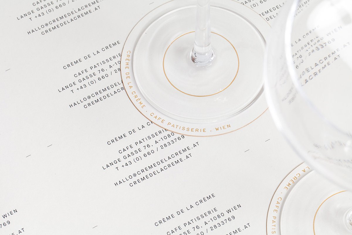 深圳VI設計  深圳VI策劃  CREME DE LA CREME甜品店形象設計  名片設計