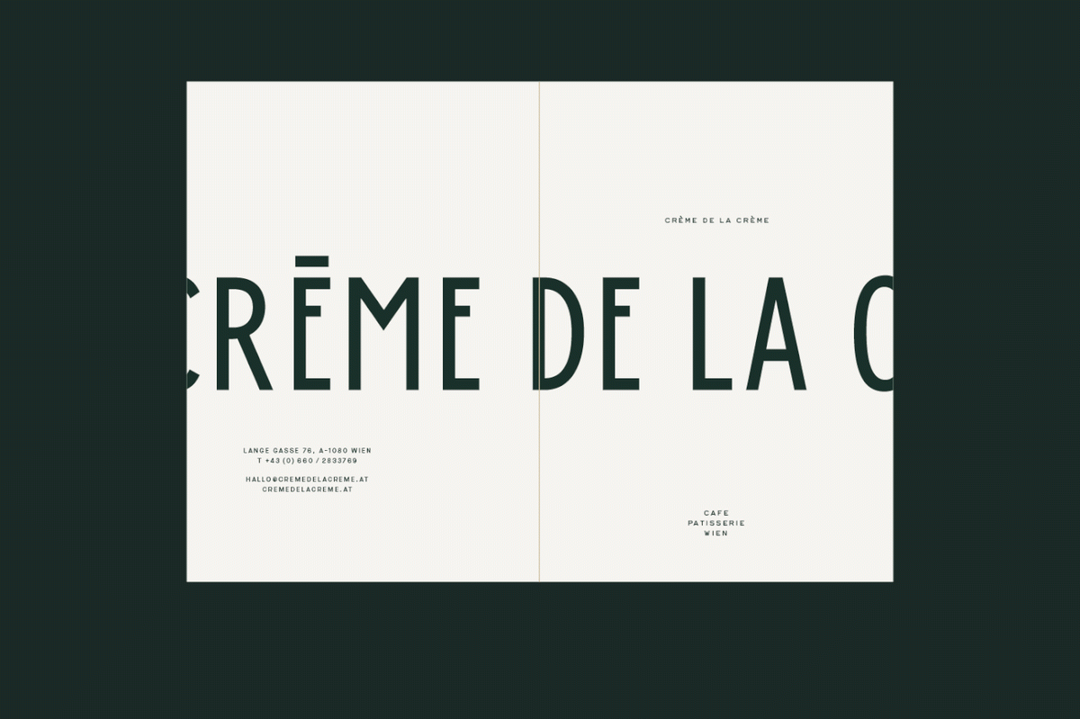 深圳VI設計  深圳VI策劃  CREME DE LA CREME甜品店形象設計  畫冊設計