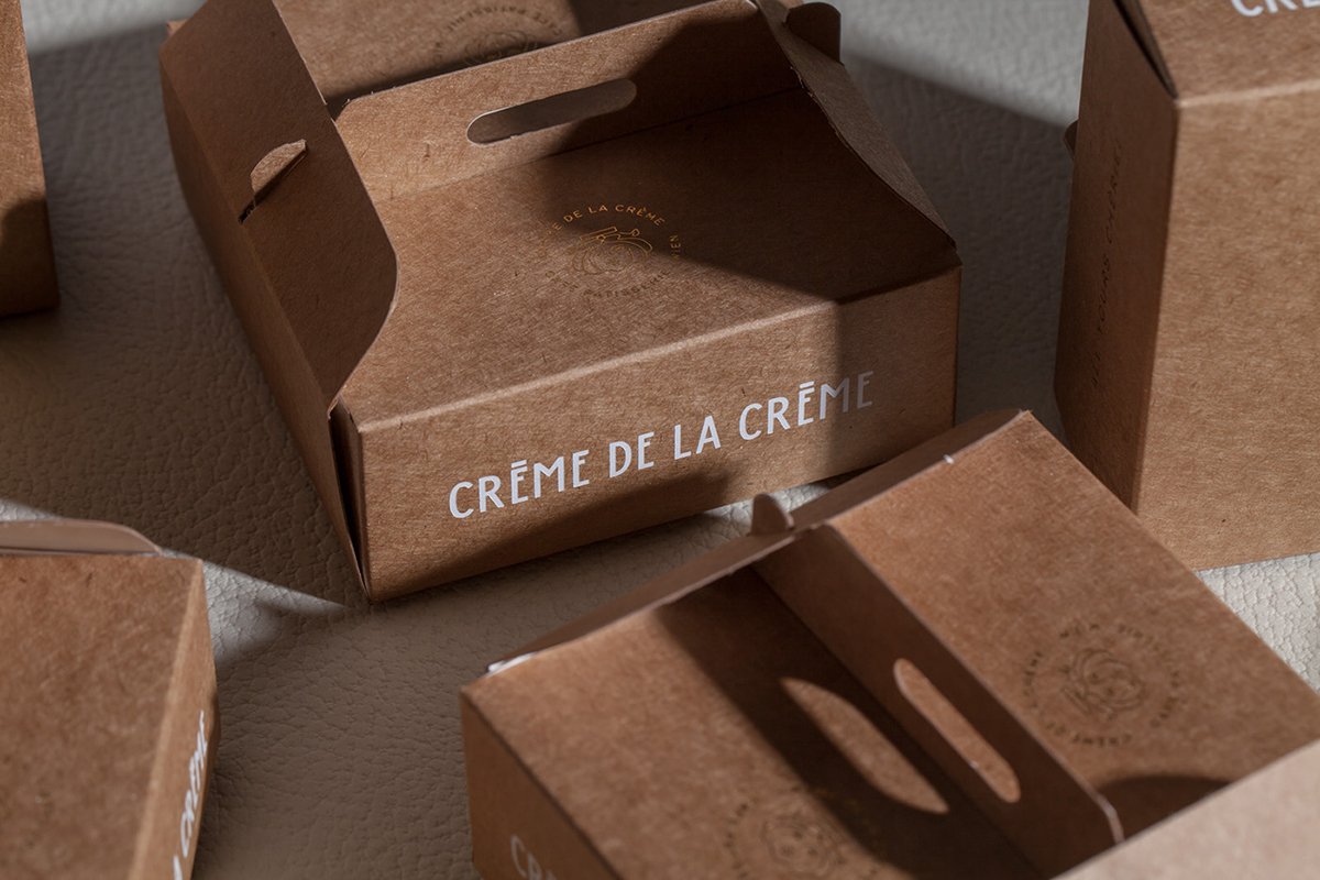 CREME DE LA CREME甜品店形象設計展示