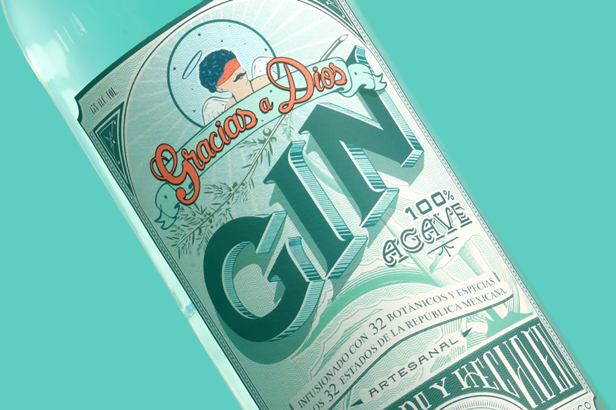 深圳VI設計 深圳VI策劃 Gracias a Dios杜松子酒VI形象設計 包裝設計