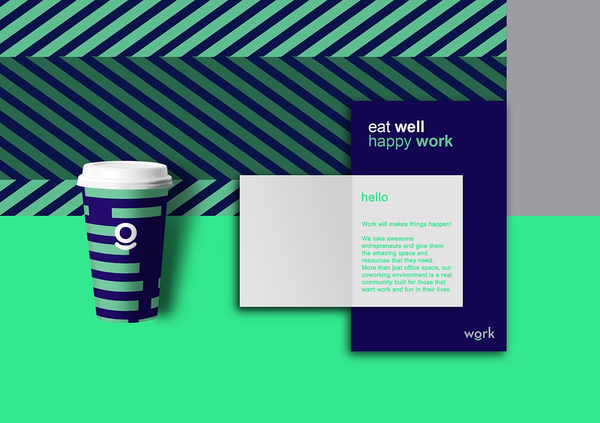 Work創客空間品牌形象設計欣賞 品牌設計、VI設計、標志設計、品牌形象設計、包裝設計