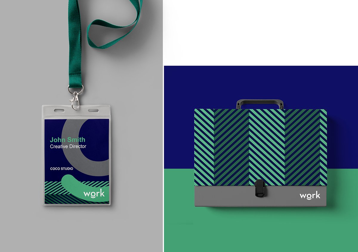 Work創客空間品牌形象設計欣賞 品牌設計、VI設計、標志設計、品牌形象設計、包裝設計