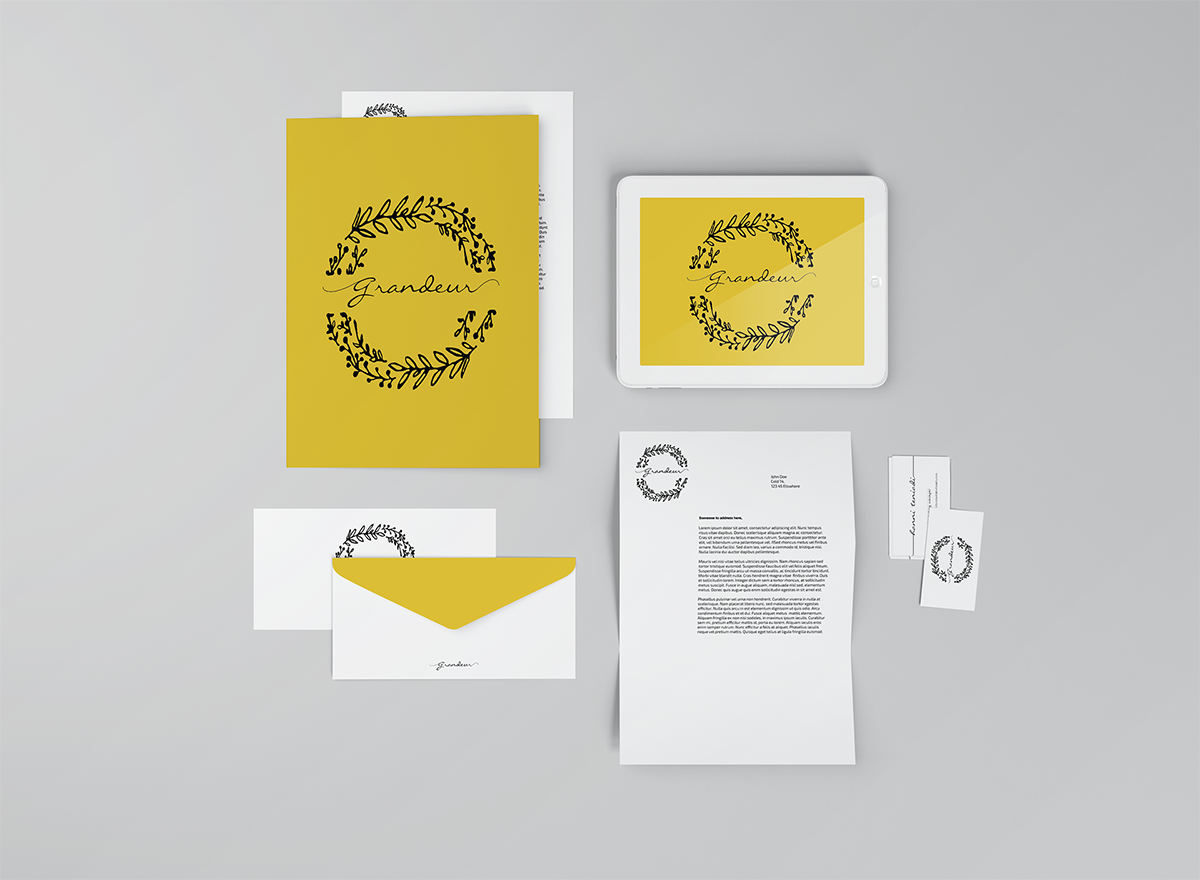 Grandeur服裝品牌形象設計欣賞 品牌設計、VI設計、標志設計、包裝設計、品牌形象設計