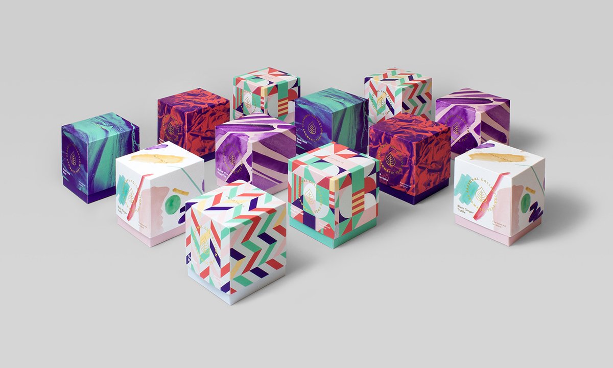 芳香茶品牌包裝設計欣賞 品牌設計、VI設計、包裝設計、標志設計、輔助圖形設計、芳香茶品牌包裝設計