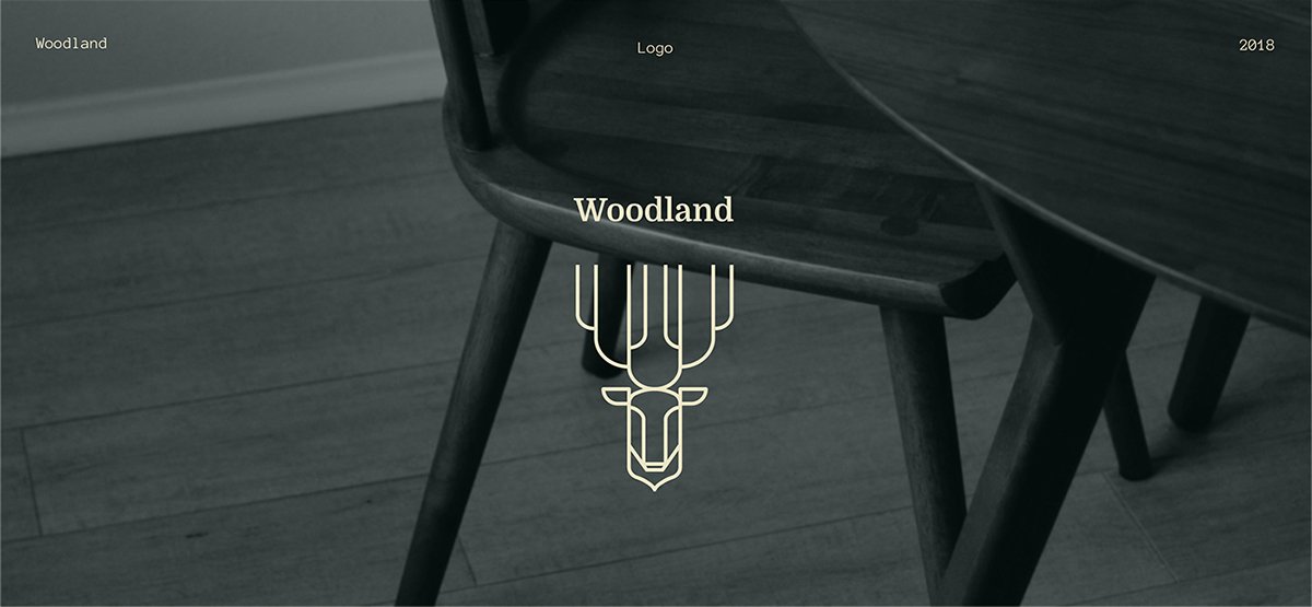 Woodland手工木制品品牌vi設計欣賞，手工木制品品牌，手工木制品品牌vi設計，家具品牌vi設計，家具品牌視覺形象識別設計，深圳vi設計，深圳品牌視覺形象識別設計，左右格局