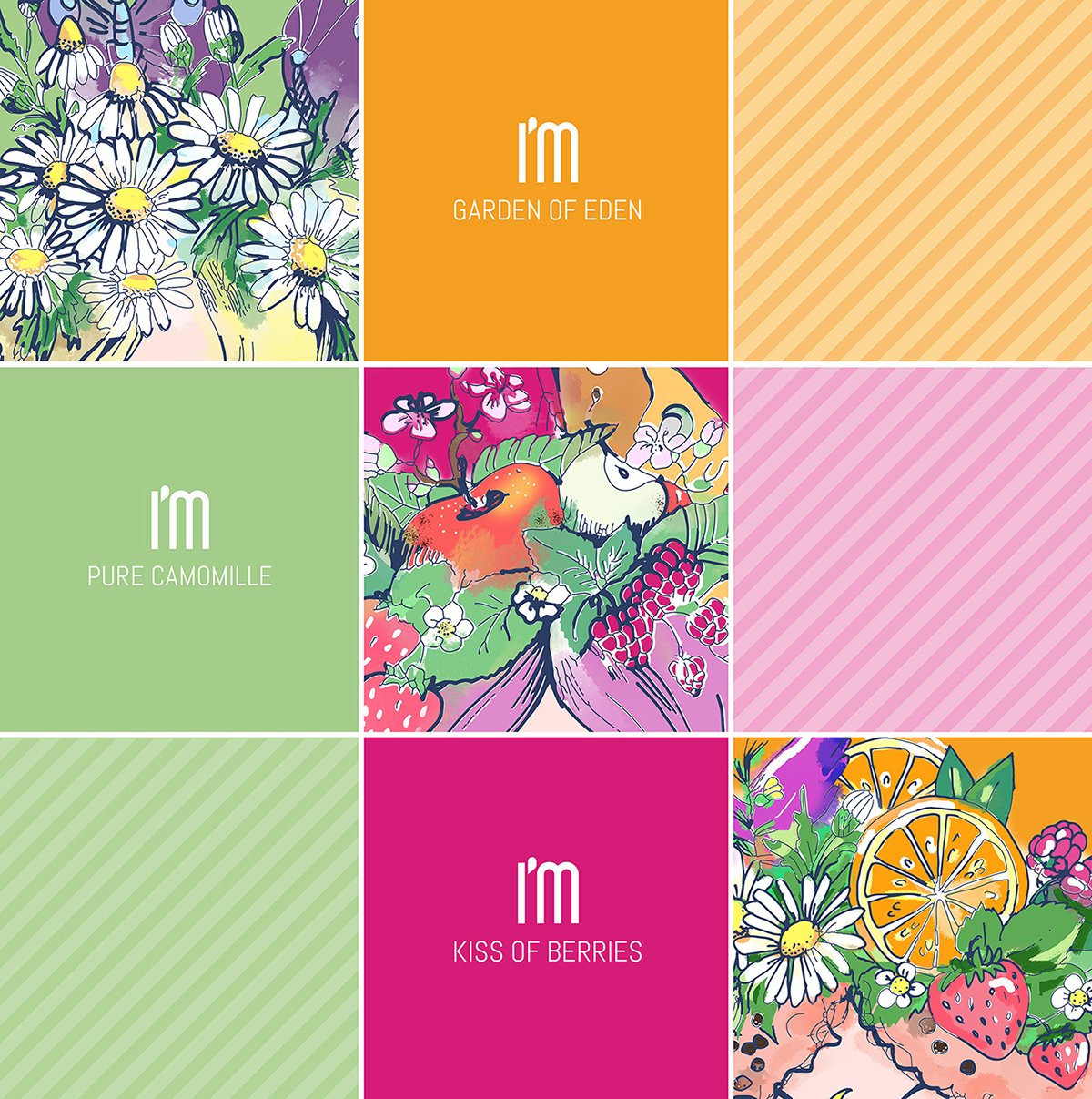 花茶（食品）品牌vi設(shè)計(jì)欣賞，花茶品牌vi設(shè)計(jì)，茶品牌vi設(shè)計(jì)，食品品牌vi設(shè)計(jì)，茶品牌包裝設(shè)計(jì)，深圳vi設(shè)計(jì)，深圳品牌視覺識(shí)別設(shè)計(jì)，左右格局