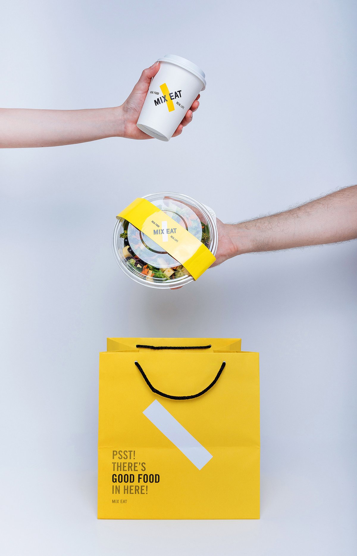 MIX EAT 餐飲企業(yè)品牌vi設(shè)計策略—品牌包裝形象，vi設(shè)計，品牌vi設(shè)計，餐飲vi設(shè)計，包裝設(shè)計，企業(yè)vi設(shè)計，vi品牌策劃，深圳vi設(shè)計，左右格局