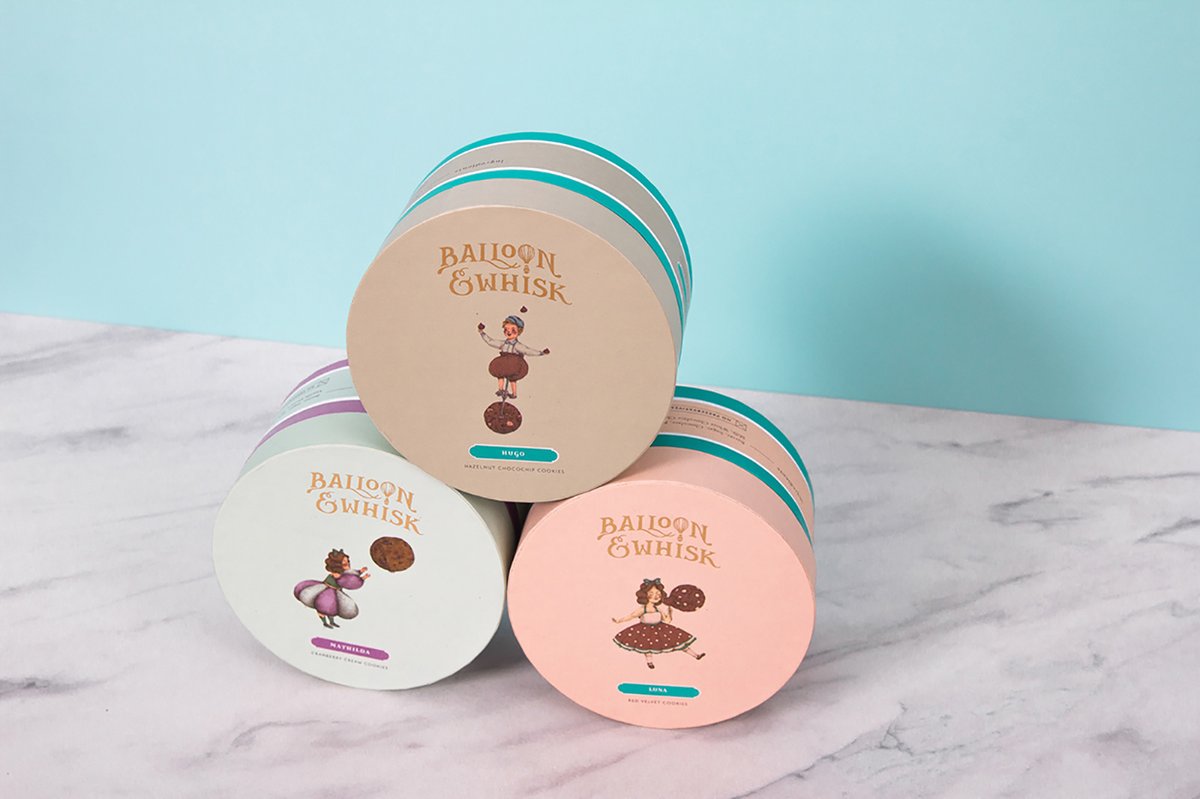 蛋糕店（食品）品牌vi設(shè)計(jì)—Balloon and Whisk 插圖賞析，vi設(shè)計(jì)，視覺(jué)形象vi設(shè)計(jì)，食品vi設(shè)計(jì)，包裝設(shè)計(jì)，蛋糕店品牌vi設(shè)計(jì)，vi品牌策劃，深圳vi設(shè)計(jì)，左右格局