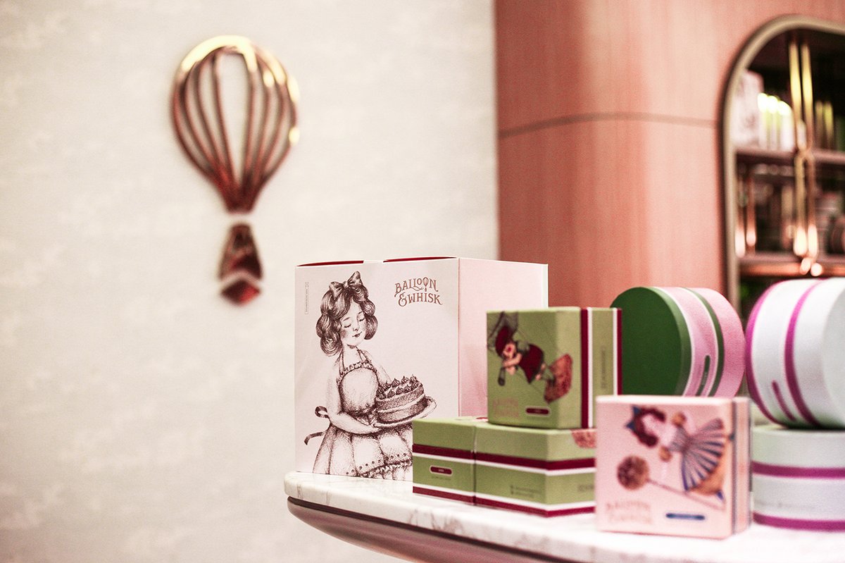 蛋糕店（食品）品牌vi設(shè)計(jì)—Balloon and Whisk 插圖賞析，vi設(shè)計(jì)，視覺(jué)形象vi設(shè)計(jì)，食品vi設(shè)計(jì)，包裝設(shè)計(jì)，蛋糕店品牌vi設(shè)計(jì)，vi品牌策劃，深圳vi設(shè)計(jì)，左右格局