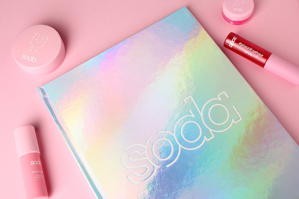全新Soda化妝品品牌vi設計和圖標設計案例，vi設計，視覺形象設計，化妝品品牌vi設計，圖標設計，化妝品vi設計，品牌vi設計，vi品牌策劃，深圳vi設計，左右格局
