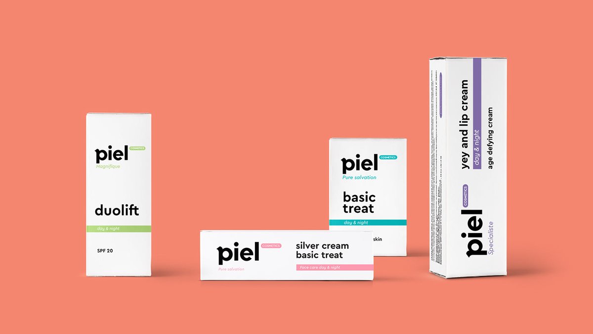 Piel Cosmetics 化妝品品牌vi設(shè)計——企業(yè)形象升級策劃案例，vi設(shè)計，視覺形象設(shè)計，化妝品品牌vi設(shè)計，化妝品vi設(shè)計，品牌vi設(shè)計，vi品牌策劃，深圳vi設(shè)計，左右格局