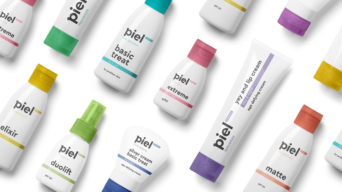 Piel Cosmetics 化妝品品牌vi設(shè)計——企業(yè)形象升級策劃案例，vi設(shè)計，視覺形象設(shè)計，化妝品品牌vi設(shè)計，化妝品vi設(shè)計，品牌vi設(shè)計，vi品牌策劃，深圳vi設(shè)計，左右格局