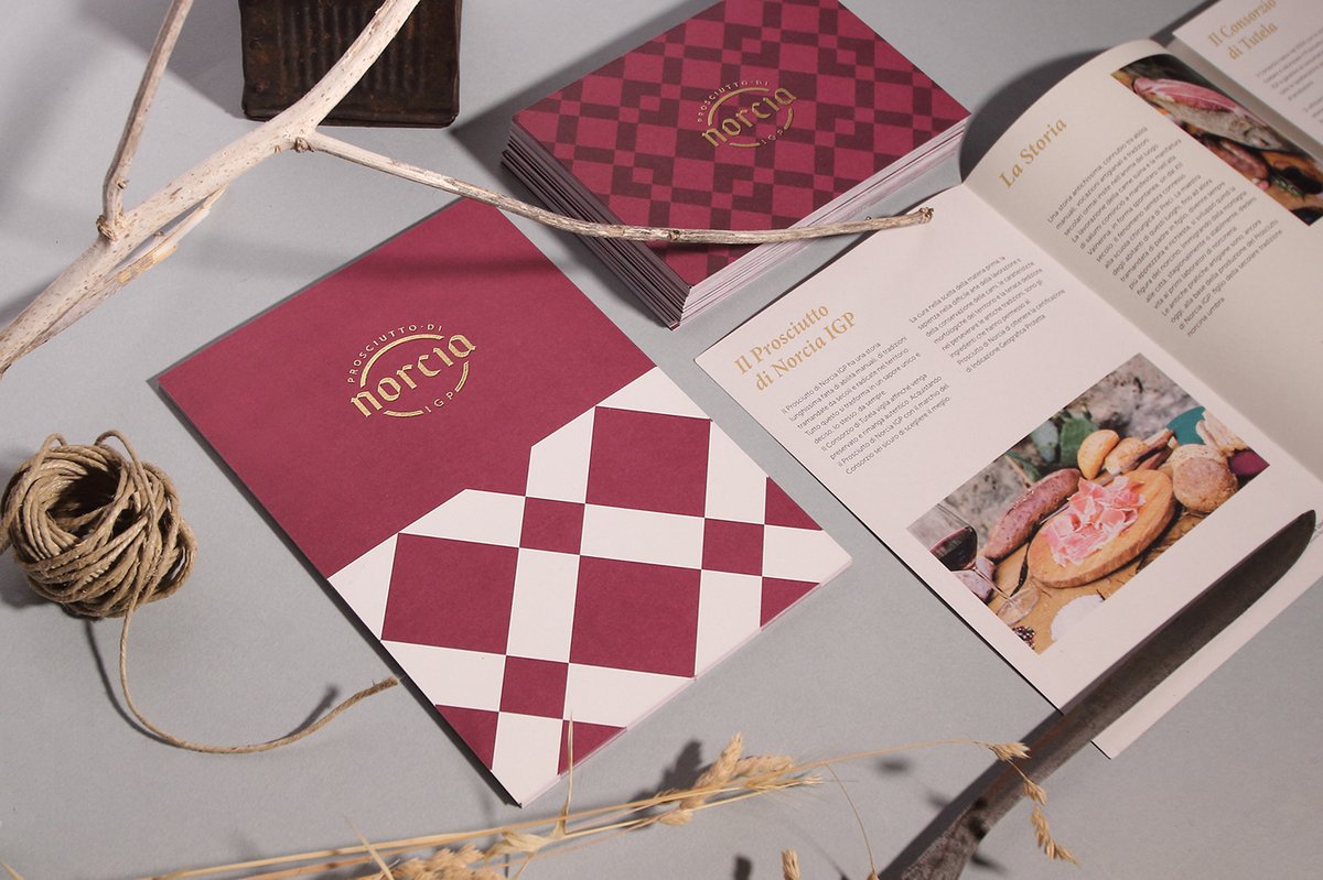 （食品）Norcia 火腿品牌vi設(shè)計(jì)和logo設(shè)計(jì)案例，vi設(shè)計(jì)，食品vi設(shè)計(jì)，食品品牌vi設(shè)計(jì)，品牌logo設(shè)計(jì)，品牌vi設(shè)計(jì)，vi品牌策劃，深圳vi設(shè)計(jì)，左右格局