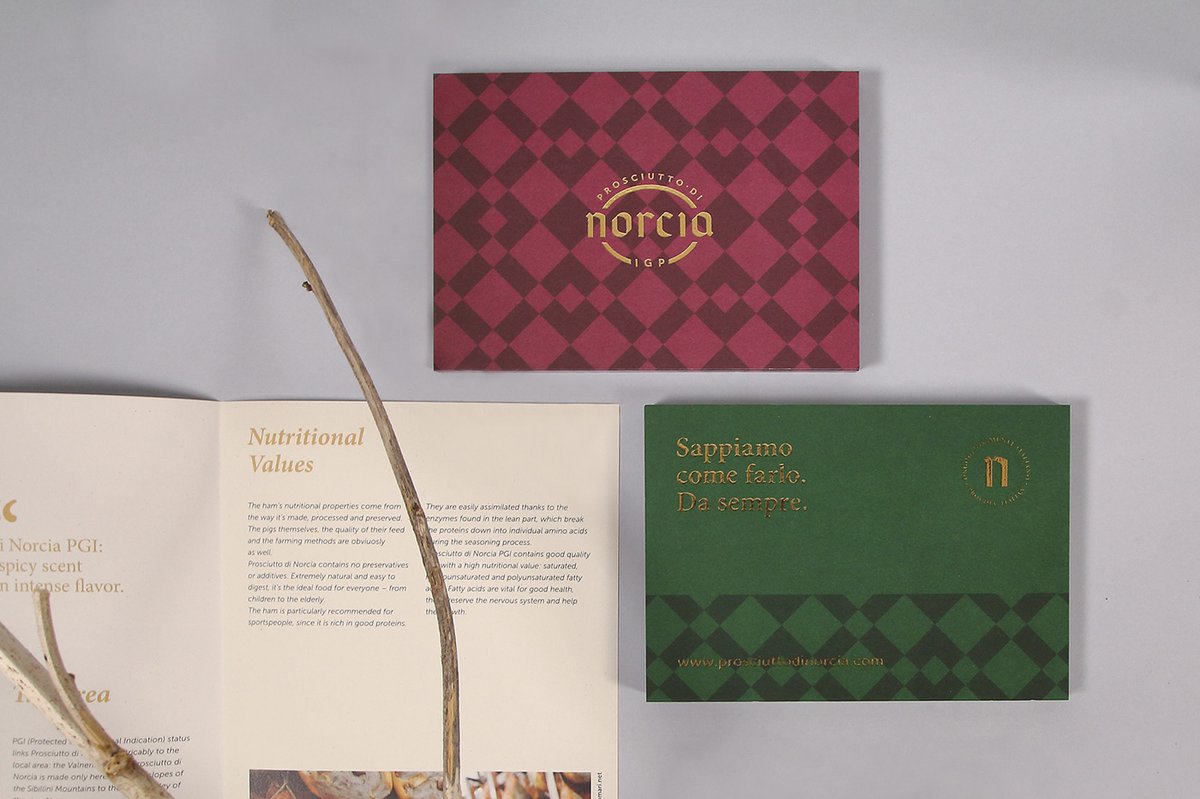 （食品）Norcia 火腿品牌vi設(shè)計(jì)和logo設(shè)計(jì)案例，vi設(shè)計(jì)，食品vi設(shè)計(jì)，食品品牌vi設(shè)計(jì)，品牌logo設(shè)計(jì)，品牌vi設(shè)計(jì)，vi品牌策劃，深圳vi設(shè)計(jì)，左右格局