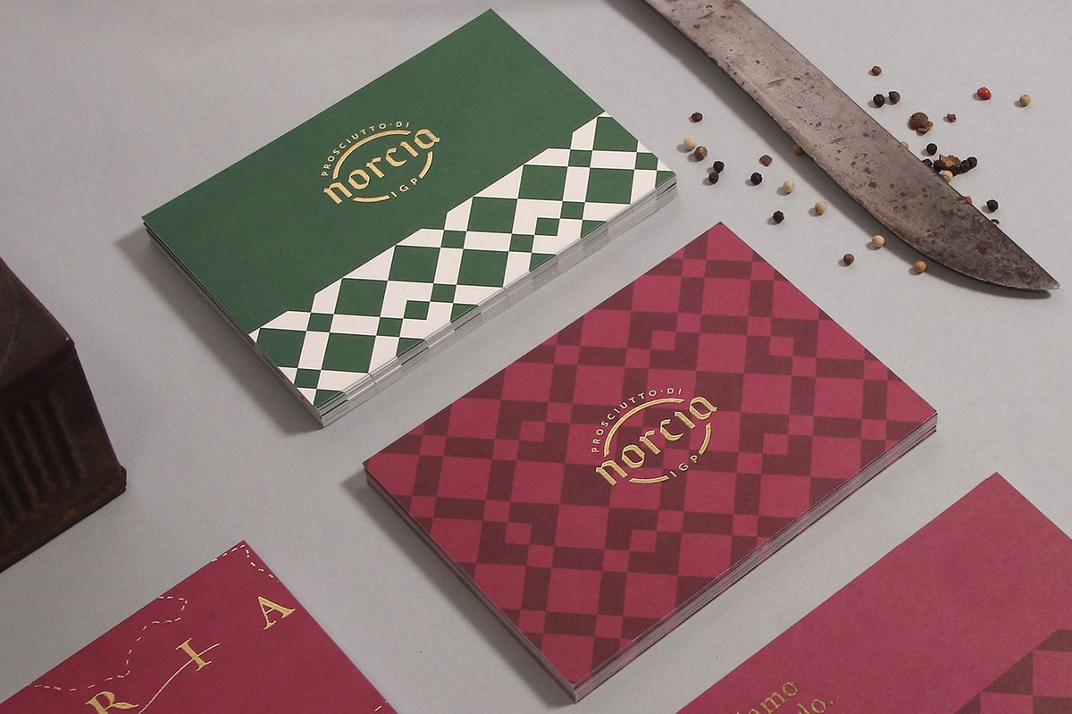 （食品）Norcia 火腿品牌vi設(shè)計(jì)和logo設(shè)計(jì)案例，vi設(shè)計(jì)，食品vi設(shè)計(jì)，食品品牌vi設(shè)計(jì)，品牌logo設(shè)計(jì)，品牌vi設(shè)計(jì)，vi品牌策劃，深圳vi設(shè)計(jì)，左右格局