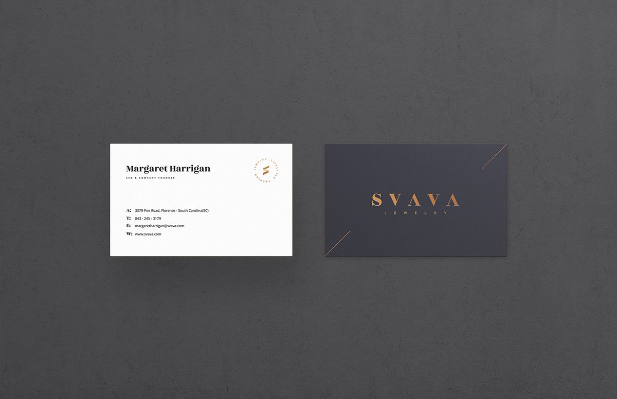 優雅與力量——Svava珠寶品牌配飾vi設計和圖形設計案例，vi設計，珠寶vi設計，配飾品牌vi設計，品牌包裝設計，品牌vi設計，品牌vi策劃，深圳vi設計，左右格局