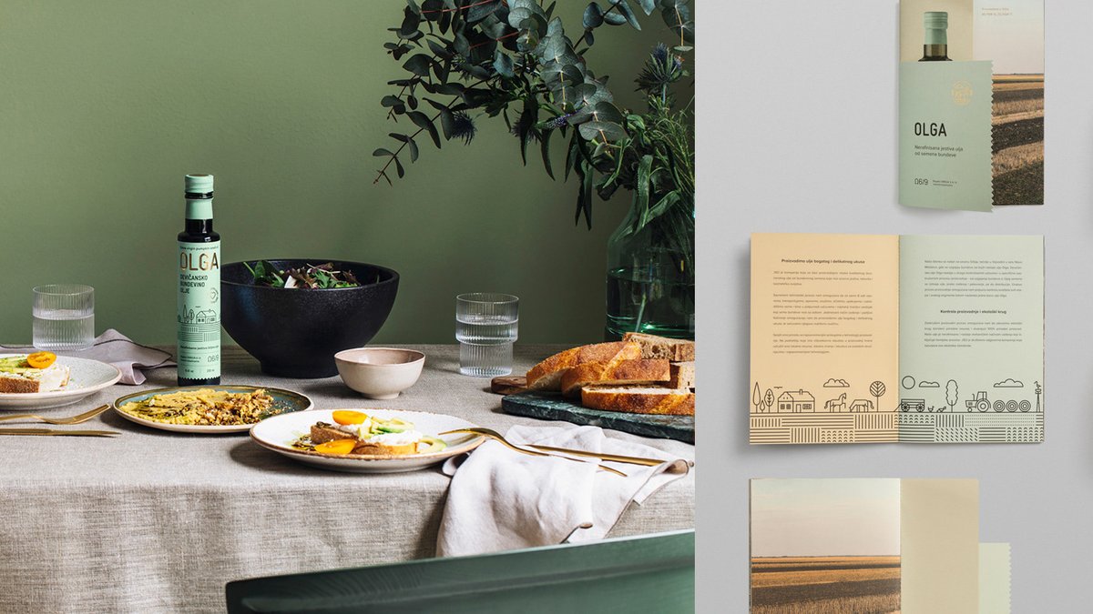 （餐飲）OLGA南瓜籽油品牌包裝vi設(shè)計欣賞，vi設(shè)計，包裝vi設(shè)計，餐飲品牌vi設(shè)計，餐飲vi設(shè)計，品牌包裝vi設(shè)計，品牌vi設(shè)計，vi品牌策劃，深圳vi設(shè)計，左右格局