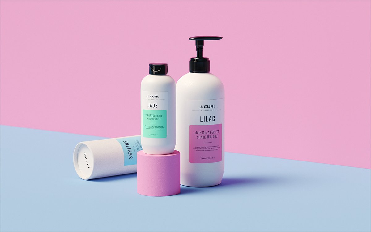 護發品 J. Curl 品牌包裝vi設計和品牌策略，vi設計，視覺形象設計，化妝品品牌vi設計，化妝品vi設計，品牌vi設計，包裝設計，vi品牌策劃，深圳vi設計，左右格局