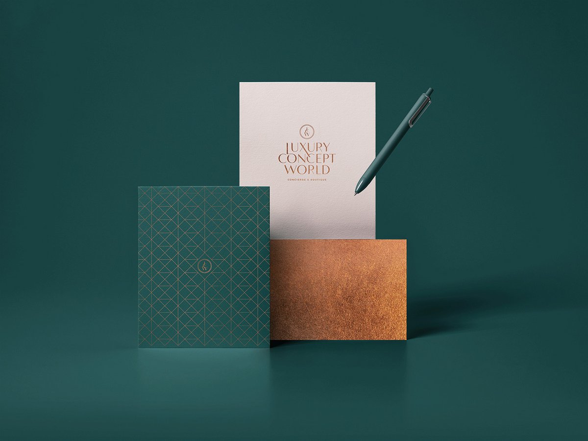 LCW豪華禮賓和精品店vi設(shè)計(jì)——燙金logo的視覺(jué)識(shí)別案例，品牌vi設(shè)計(jì)，精品店vi設(shè)計(jì)，vi視覺(jué)識(shí)別，深圳品牌策劃，深圳vi設(shè)計(jì)，左右格局