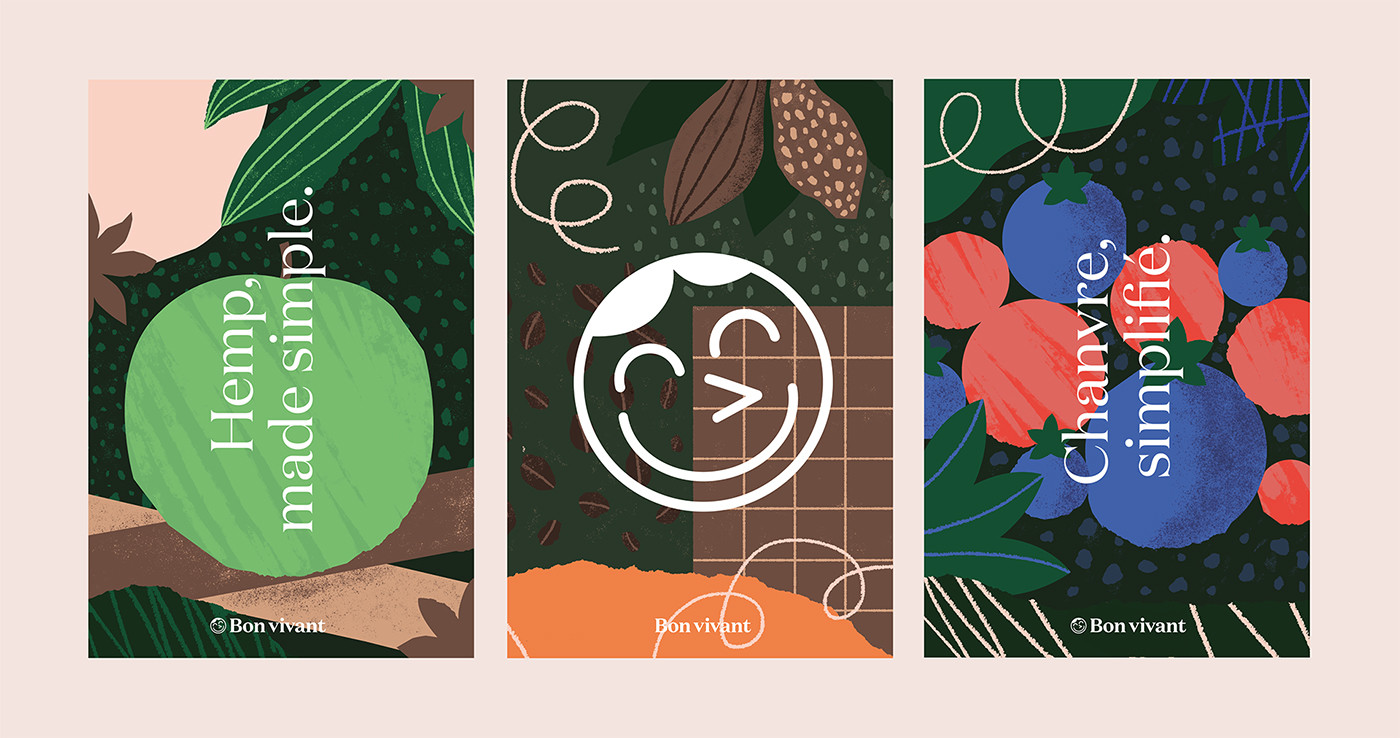 Bon Vivant手工食品品牌VI形象設(shè)計(jì)，食品vi設(shè)計(jì)，深圳vi設(shè)計(jì)，左右格局